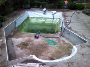 Pool Liner Replacement Before